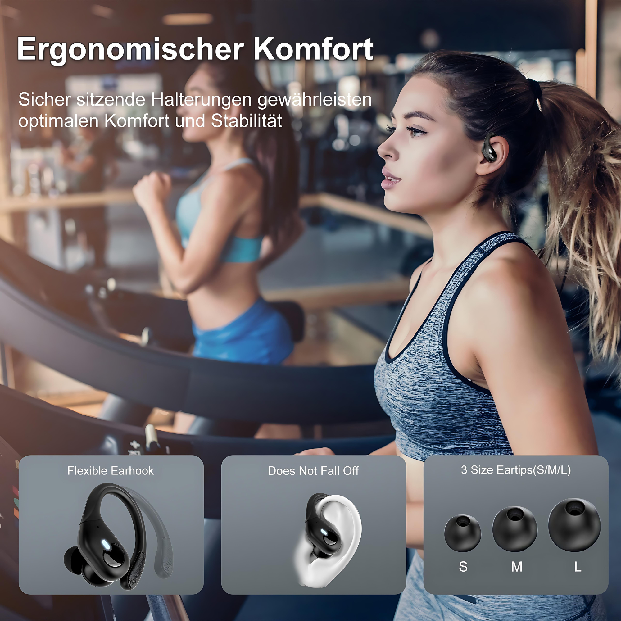EM20 Kabellose Ohrhörer mit Ohrbügel EM20 Kabellose Ohrhörer mit Ohrbügel